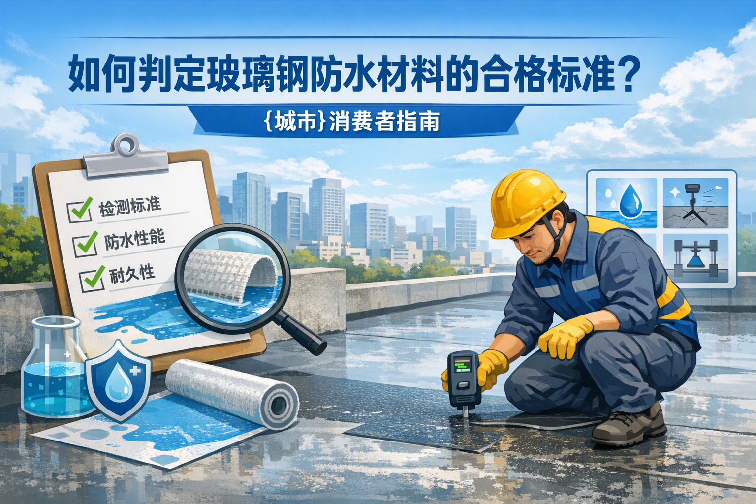如何判定玻璃钢防水材料的合格标准？ 阿坝 消费者指南