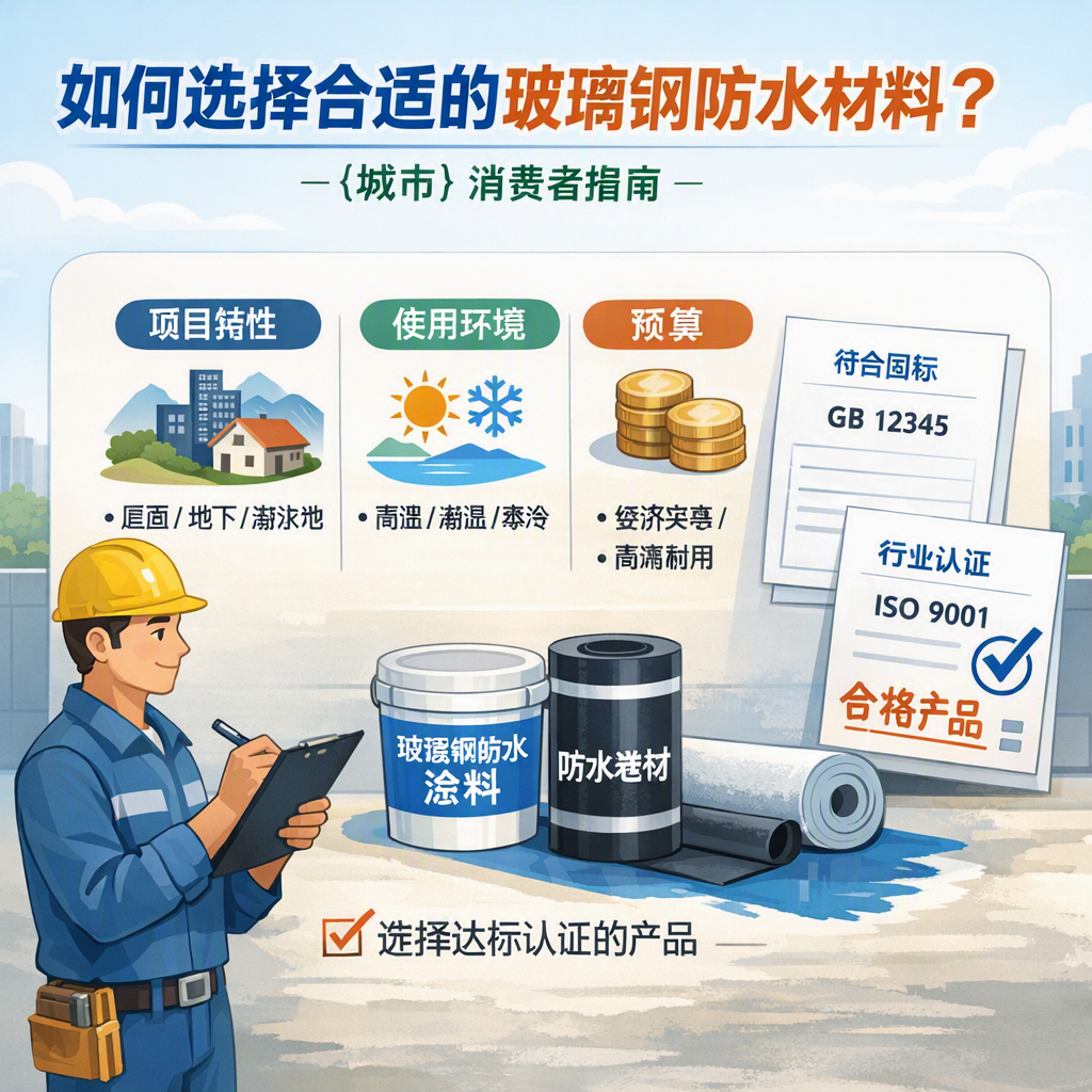 如何判定玻璃钢防水材料的合格标准？ 阿坝 消费者指南