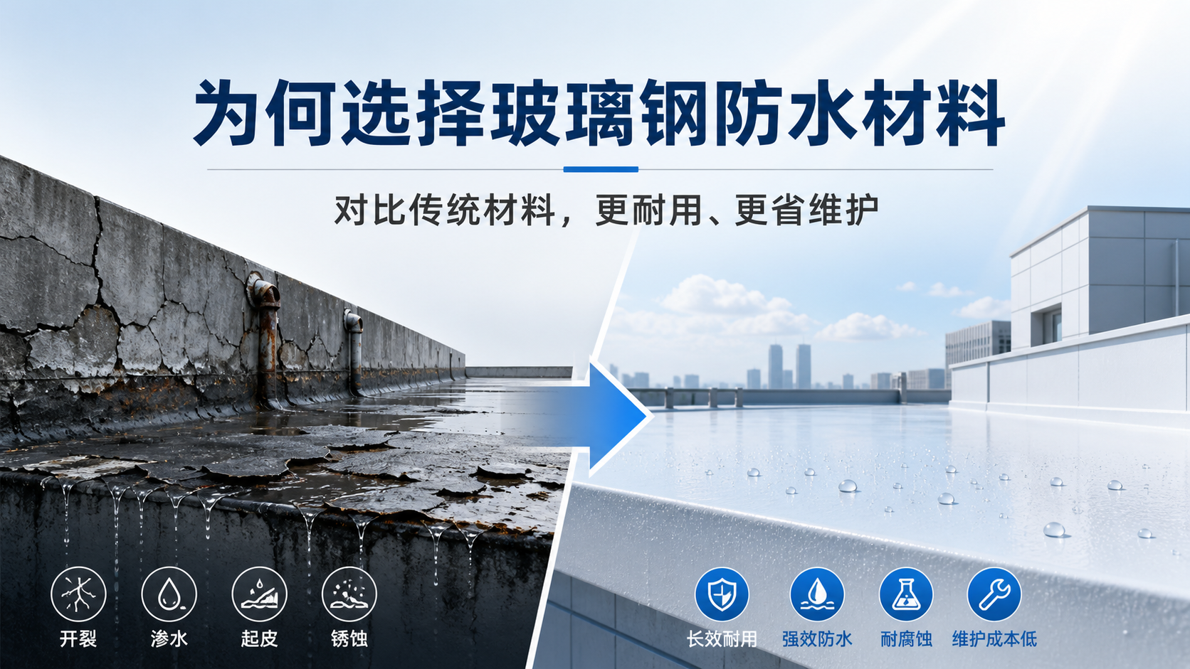 在阿坝，为何选择玻璃钢防水材料而非传统材料