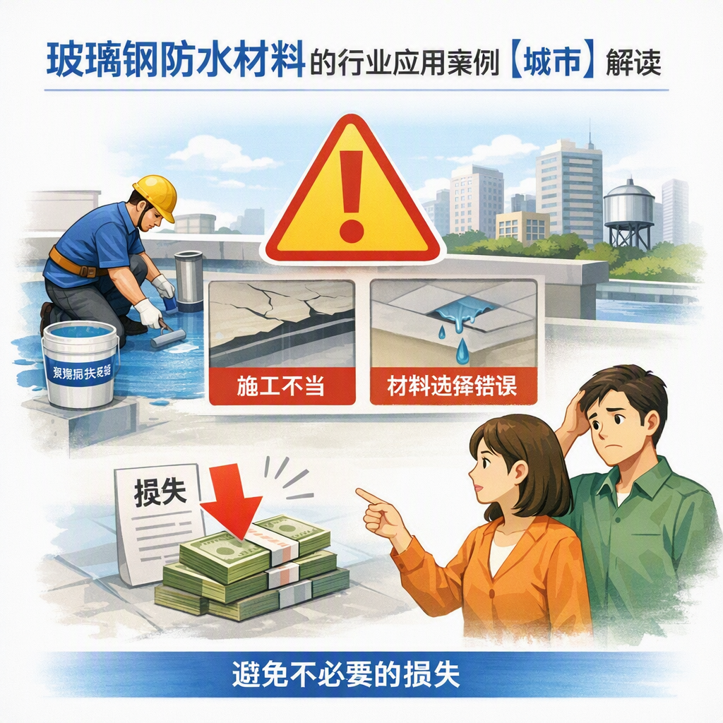玻璃钢防水材料的行业应用案例,阿坝解读