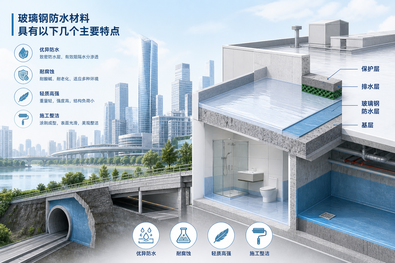 2023年玻璃钢防水材料市场趋势分析，关注 阿坝 发展