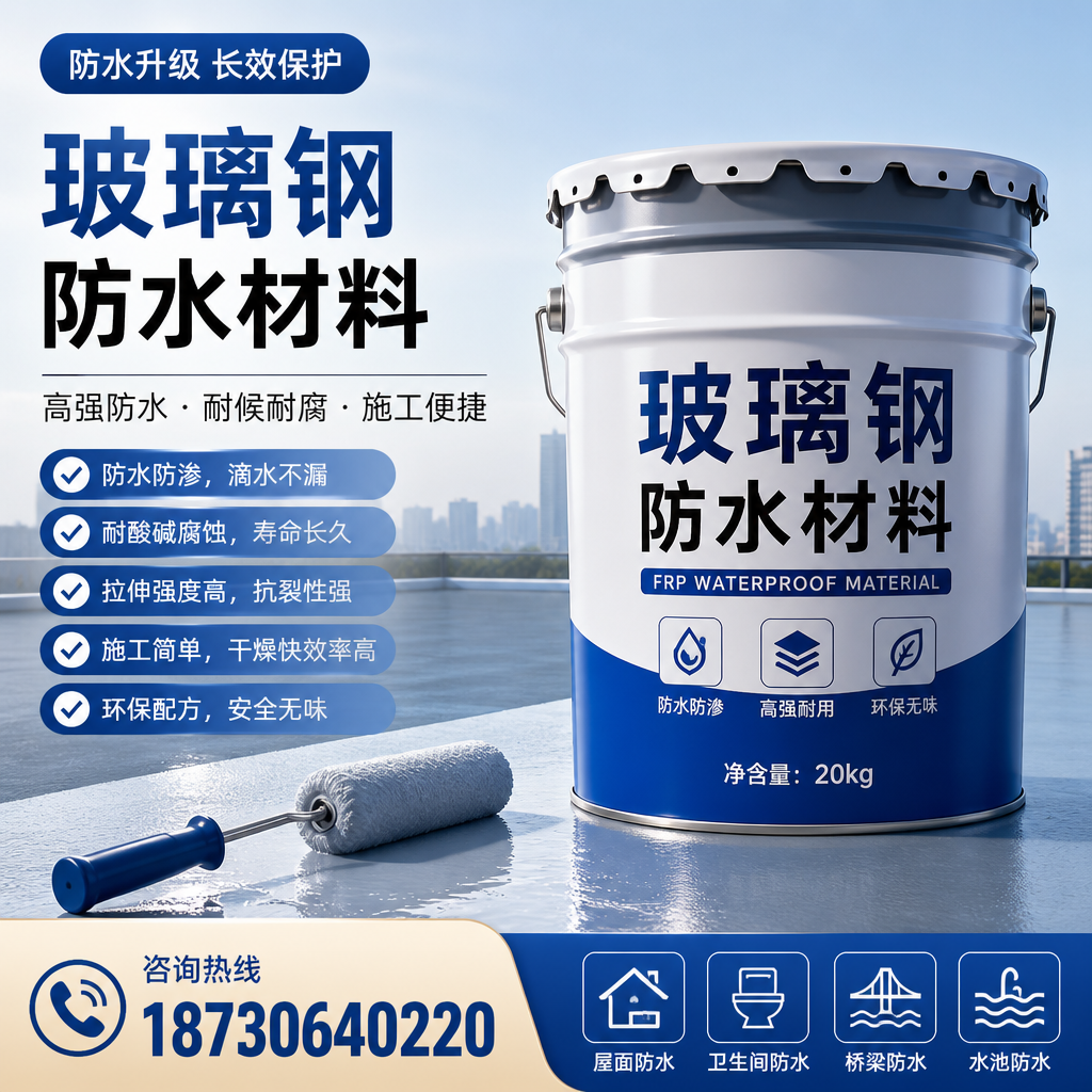 专家解析：玻璃钢防水材料的市场前景分析在 阿坝